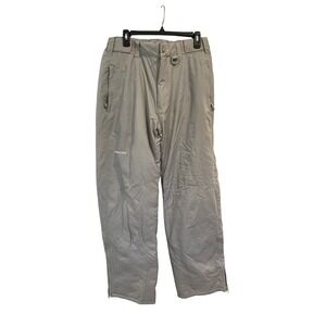 ARCTIX Mens Medium Insulated Ski Snow Pants Gray Zip Pockets Adjustable Waist‎